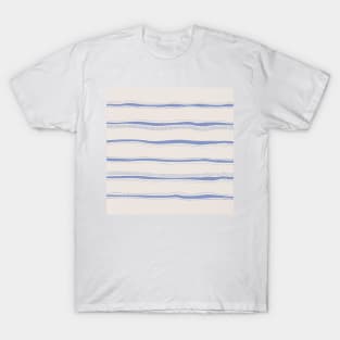 Boho Blue Mountains - Minimal Geometric Shapes T-Shirt